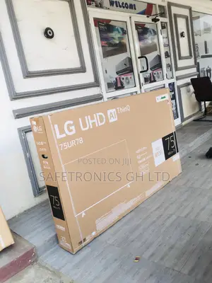 Smart UHD Black Electric UR78 75 Inches LG Glossy LED Tv