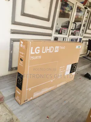 Electric 75 Inches Glossy LED LG UHD Smart Black UR78 Tv