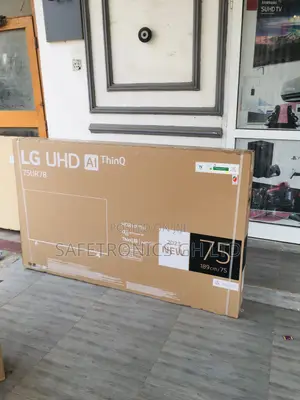 Electric UR78 75 Inches Glossy LED UHD LG Smart Black Tv
