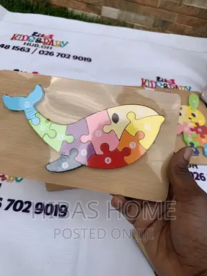Wooden Puzzle Game Animal Puzzle Pieces Number Puzzle
