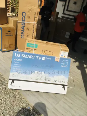 Electric LM63 43 Inches Glossy Black LED Smart UHD Tv