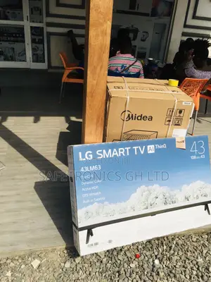LM63 Glossy LED LG Smart Electric UHD Black 43 Inches Tv