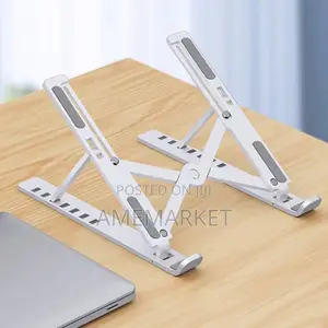 Aluminum Metal Laptop Stand Portable Heightening Cooling