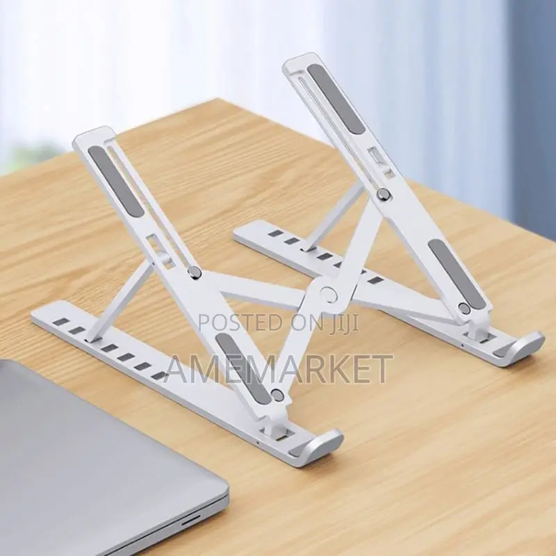 Aluminum Metal Laptop Stand Portable Heightening Cooling