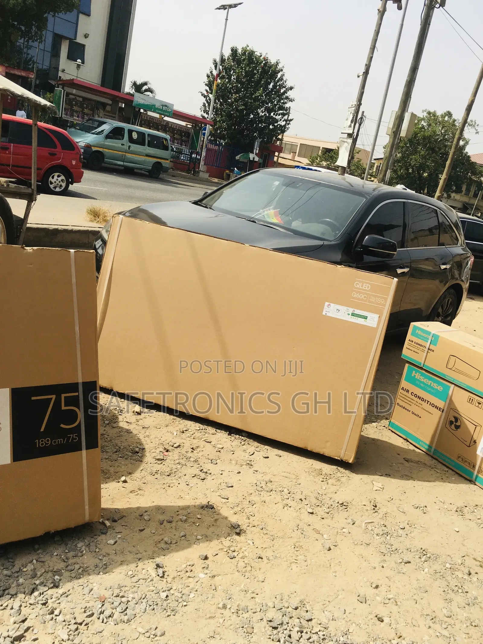 Glossy Black Qled Q60C 75 Inches Smart UHD Samsung Tv