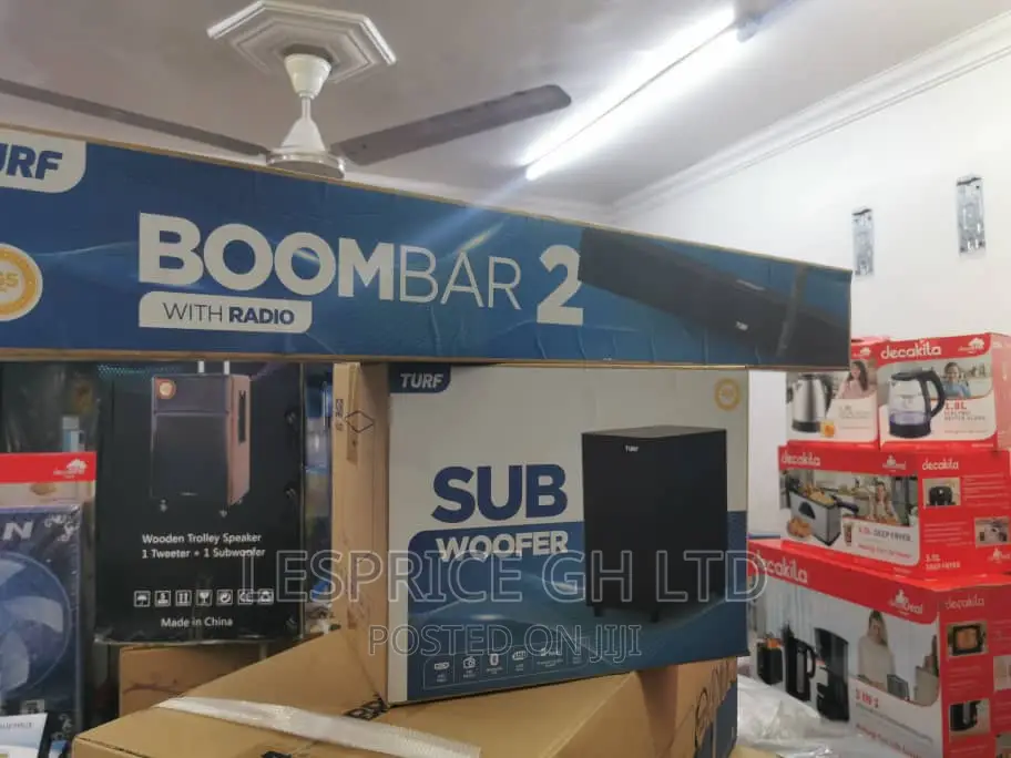 Turf Boom Bar2- Sound Bar+Sub Woofer First Class