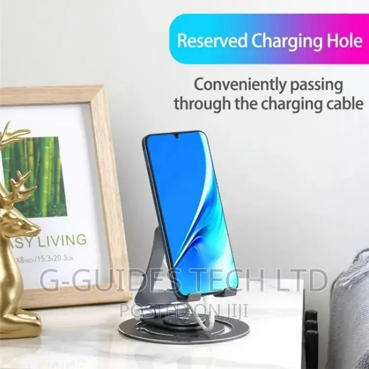 G60 Universal Phone and Tablets Stand With 360 Rotating Base