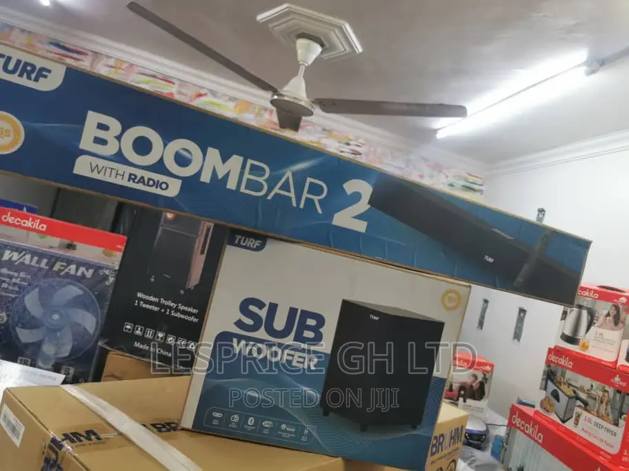 Turf Boom Bar2- _<> Sound Bar+Sub Woofer