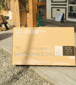 Electric 55 Inches Glossy LED UHD Black Smart LG Tv