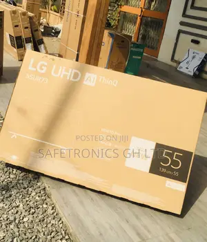 Electric 55 Inches Glossy LED UHD Black Smart LG Tv