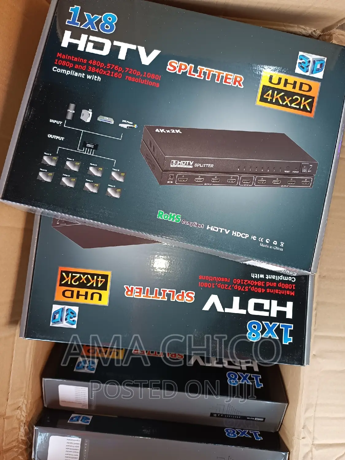 8 Ports Hdmi Splitter