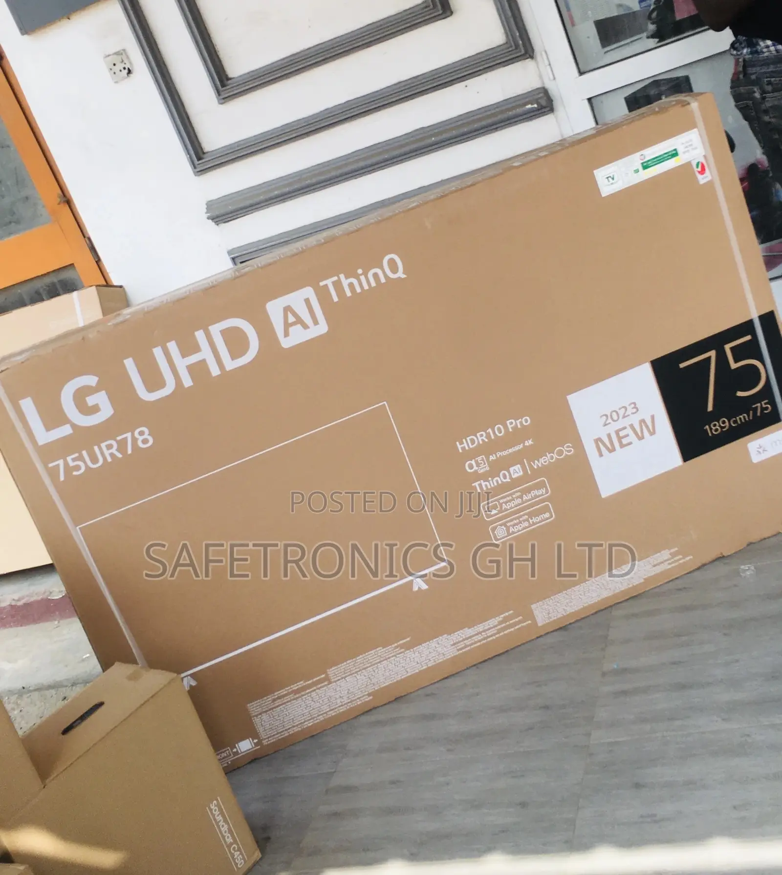 LG UHD Smart Glossy LED 75 Inches Black Electric Tv
