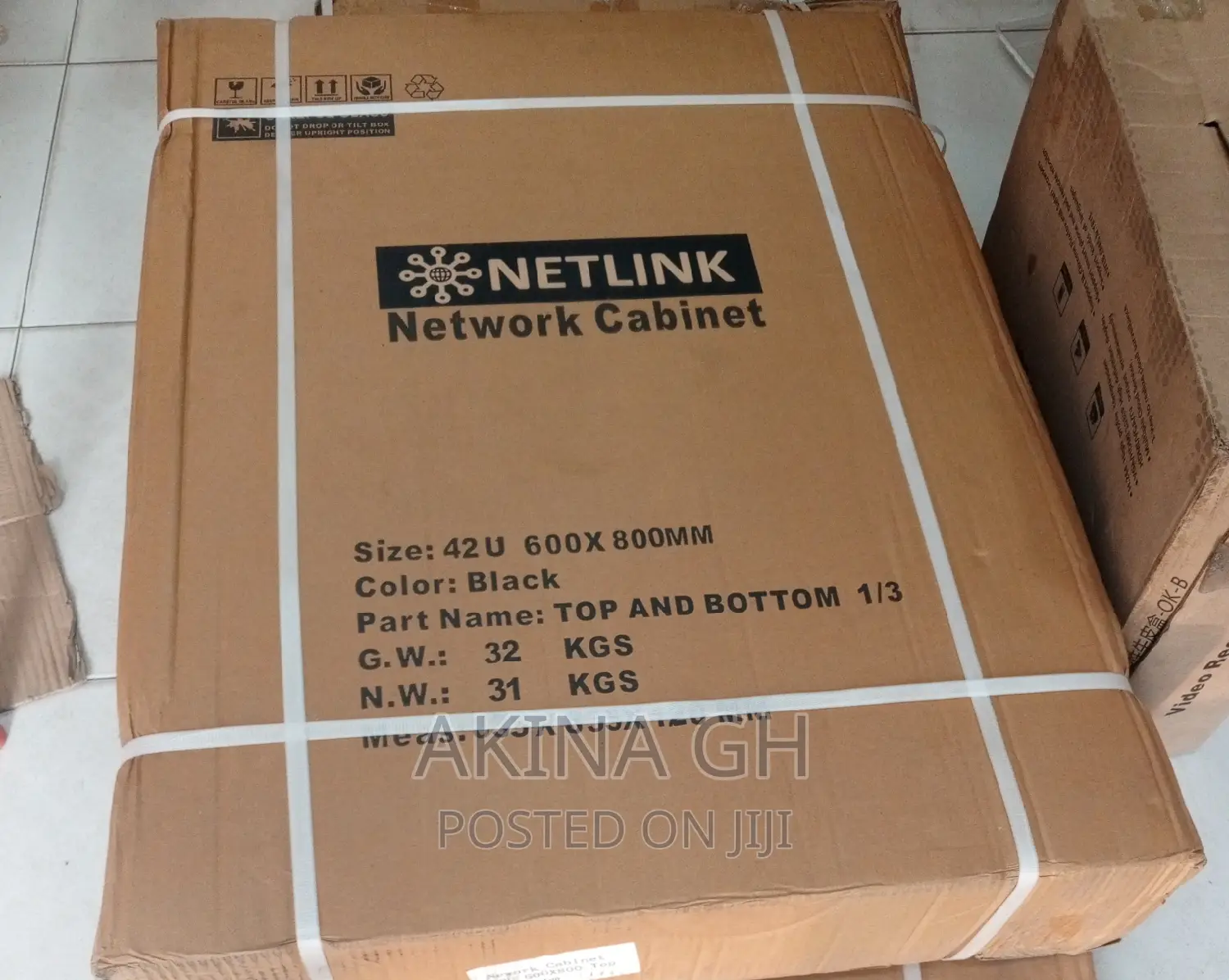 42u Floor Standing Cabinet Rack 600x800 Glass Door