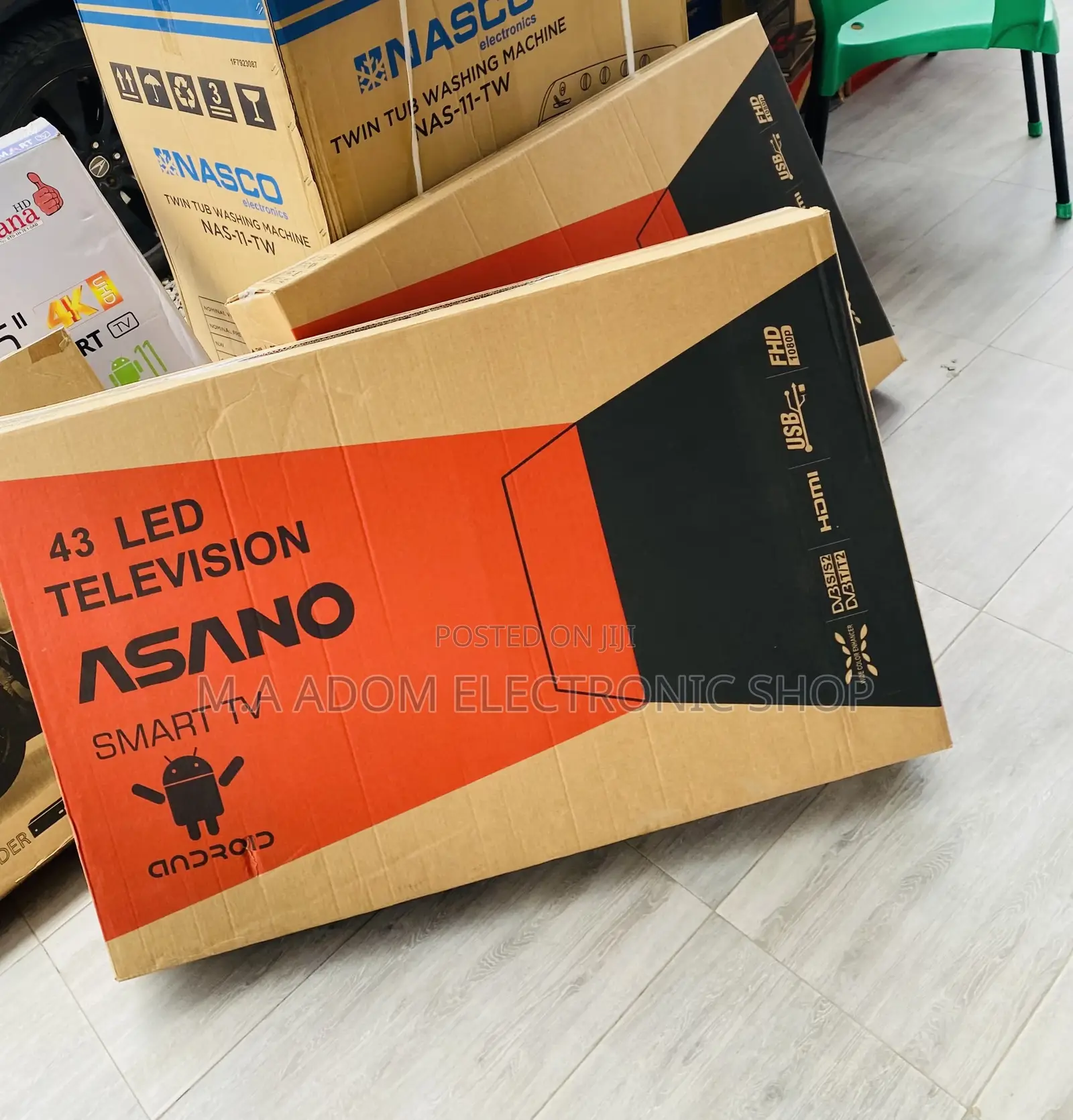 Quality Yet Affordable Asano 43” Digital Satellite Smart Tv