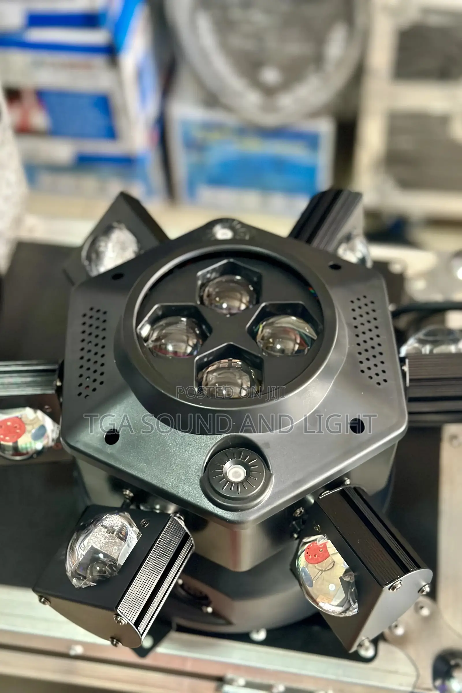 4 Headed Hot Wheel Moving Head Light