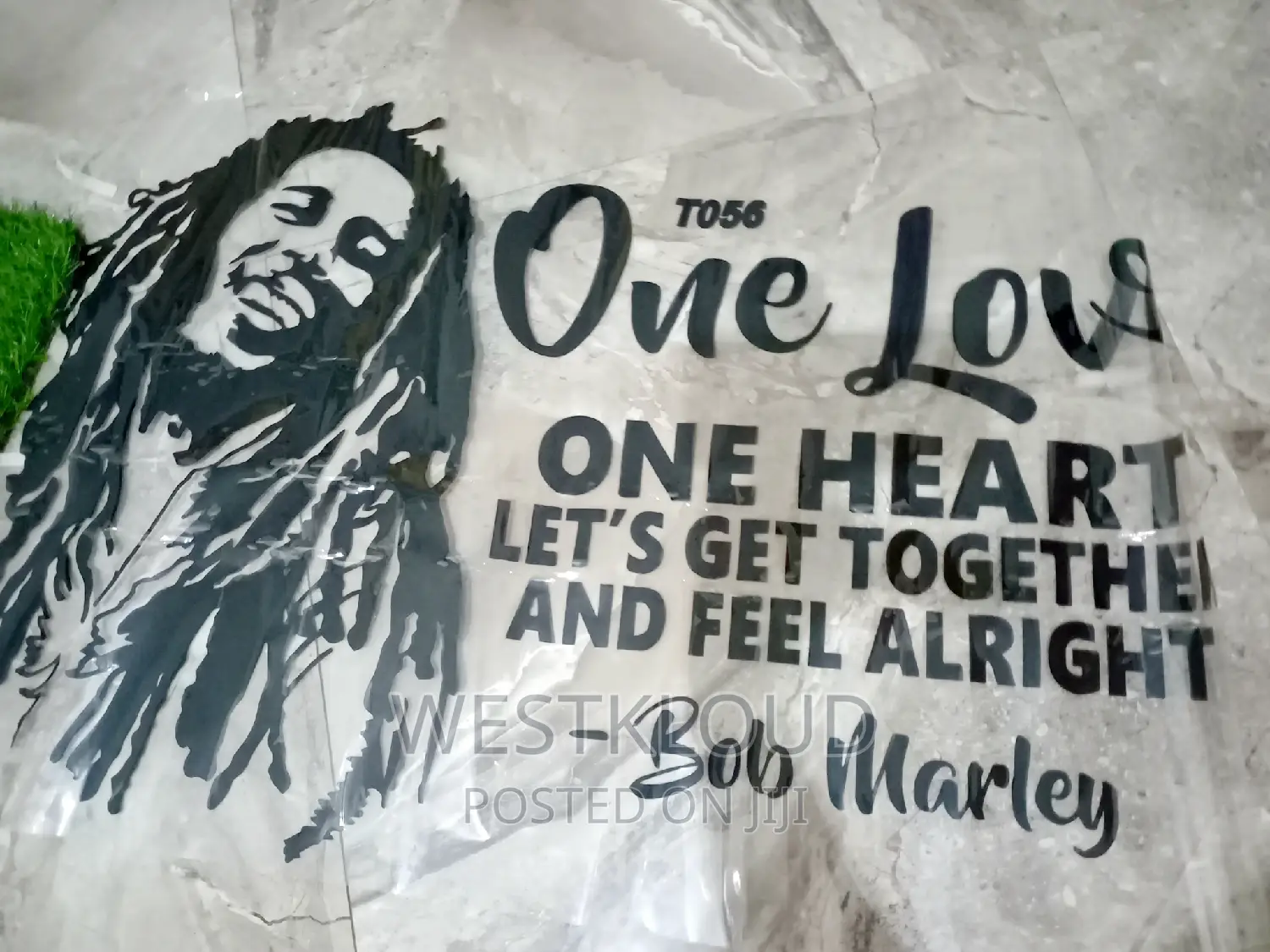 Bob Marley Wall Sticker Jamaican Rasta Decal Decoration
