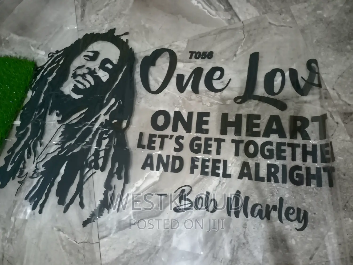 Bob Marley Wall Sticker Jamaican Rasta Decal Decoration