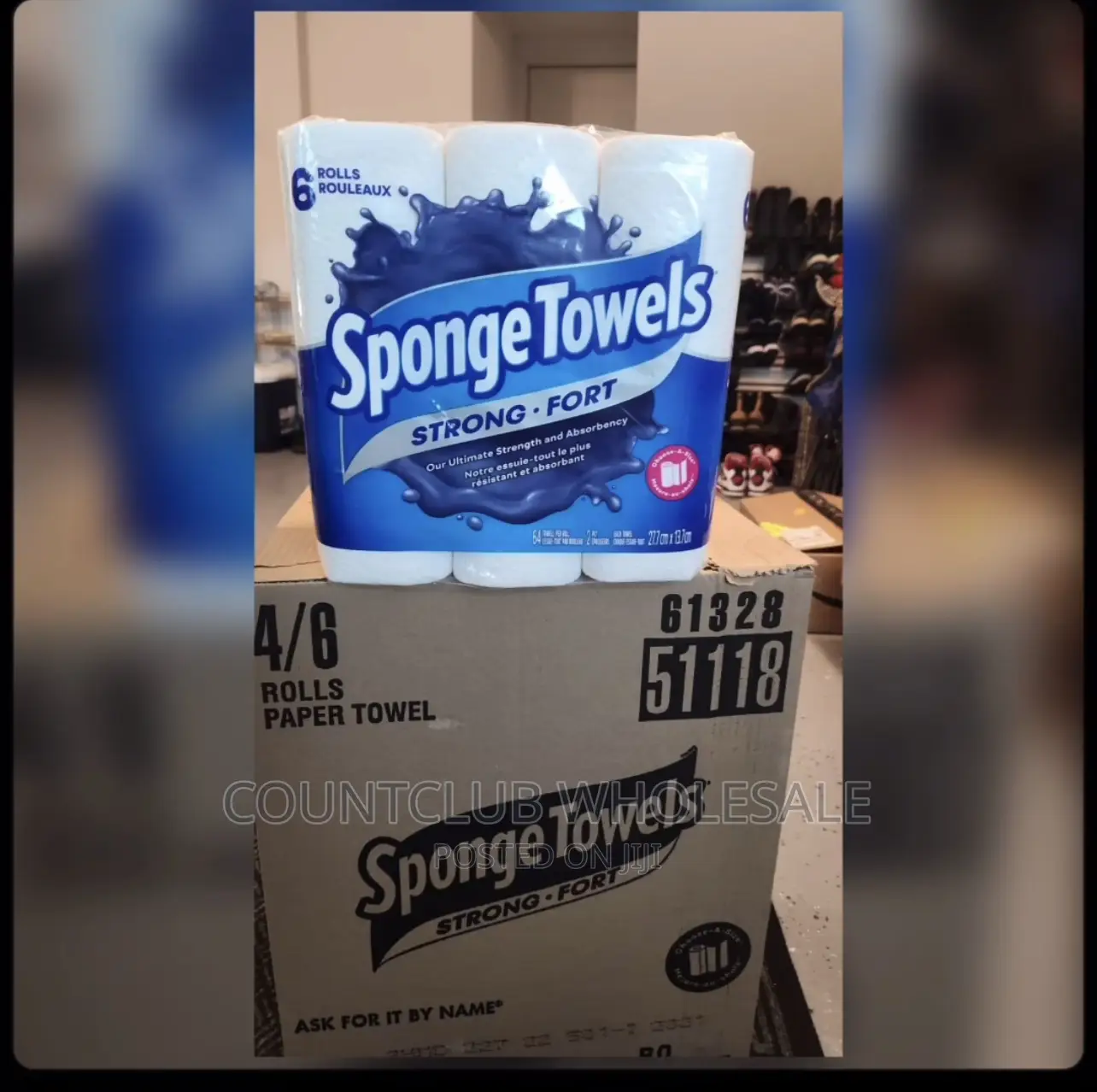 Sponge Towels Kitchen Tissue 24 Pk