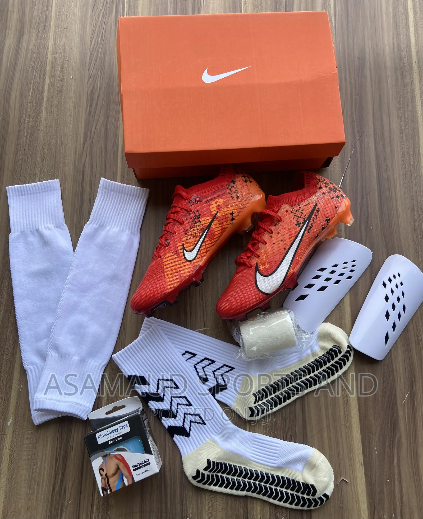 Original Football Boot Set With Grip Socks Available