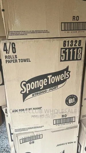 Sponge Towels Kitchen Tissue 24 Pk