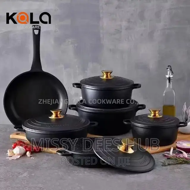 High Quality 11pcs Die Cast Aluminium Cookware