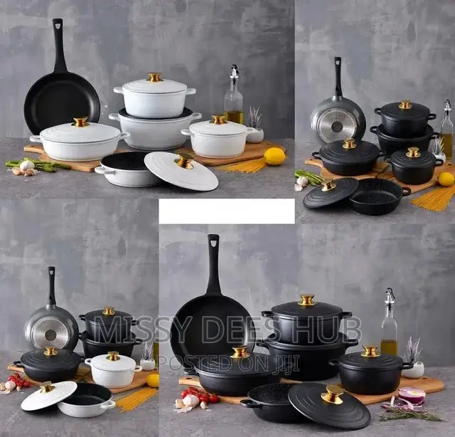 High Quality 11pcs Die Cast Aluminium Cookware
