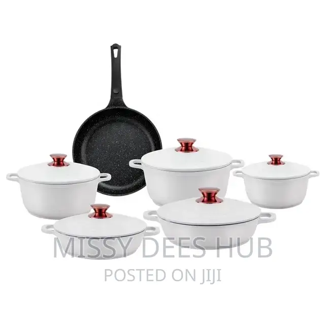 High Quality 11pcs Die Cast Aluminium Cookware