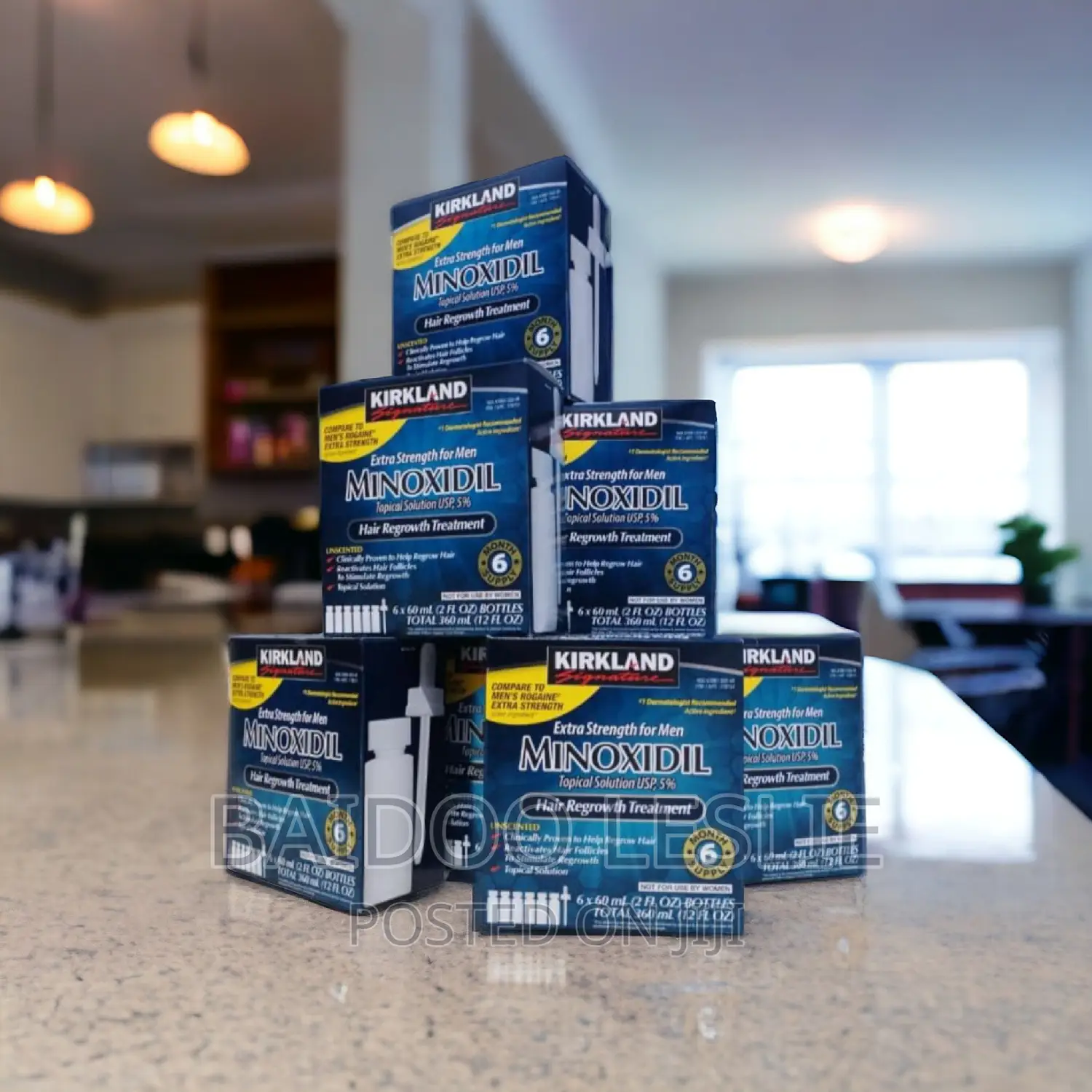 Kirkland Minoxidil Box (6 Pieces + Dropper)