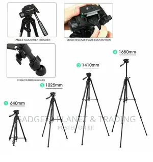 Weifeng Aluminium Tripod Stand for Camera Camcorder WF-3560