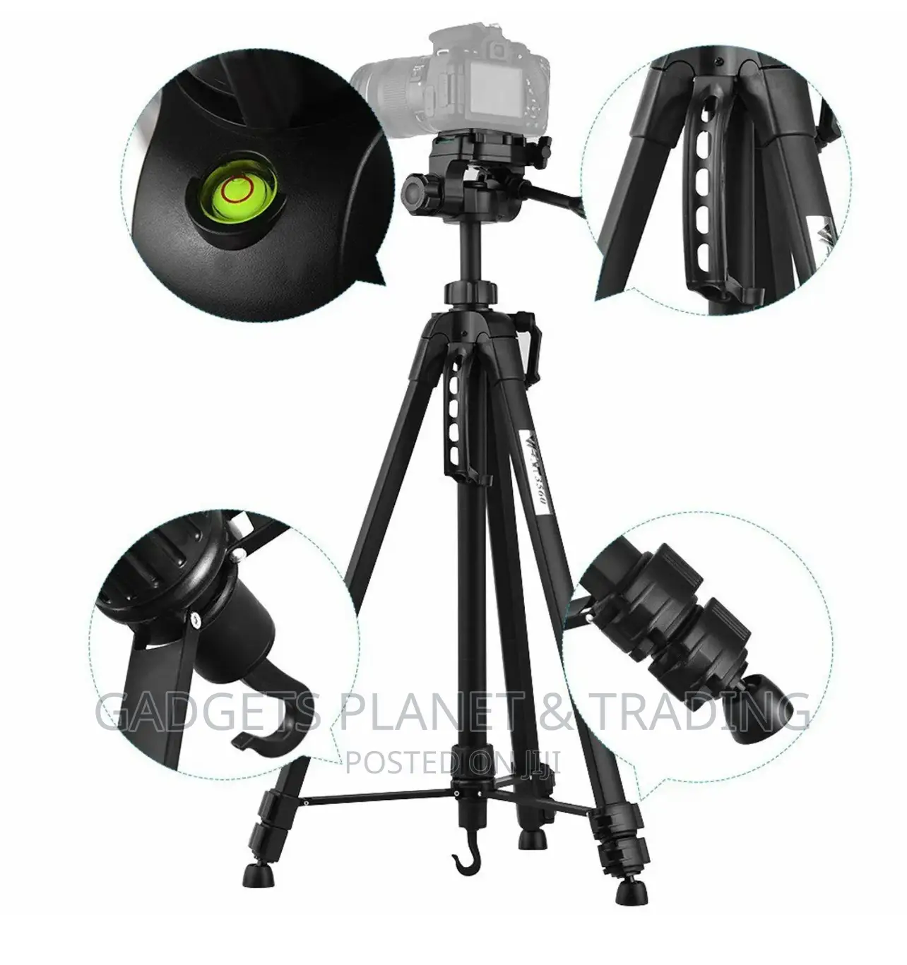Weifeng Aluminium Tripod Stand for Camera Camcorder WF-3560