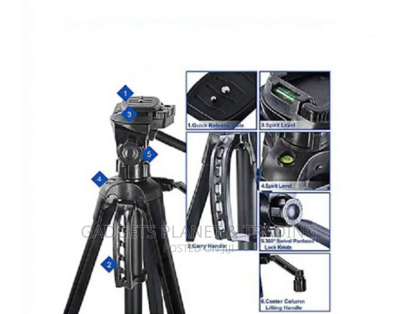 Professional Tripod Stand for Camera Camcorder WF-3520