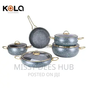 9pcs Ivory Cookware Set