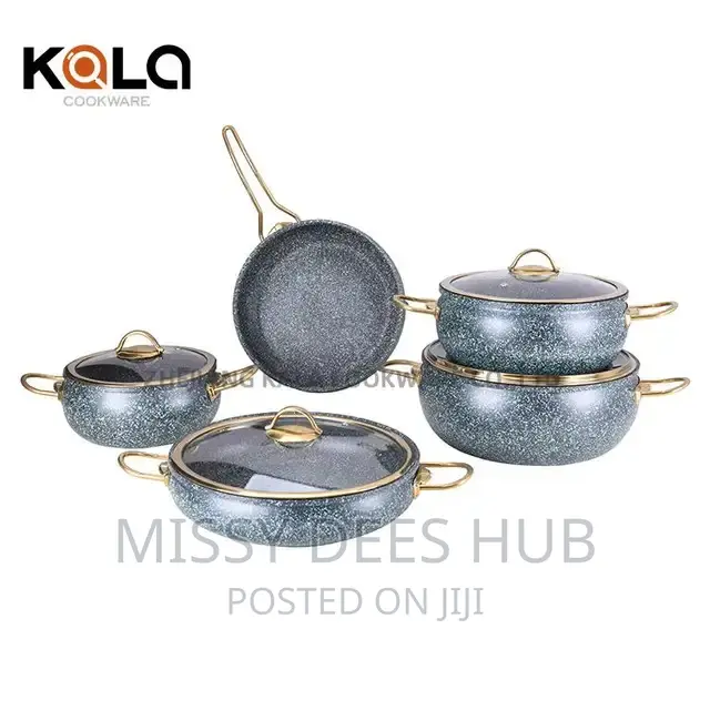9pcs Ivory Cookware Set