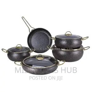 9pcs Ivory Cookware Set