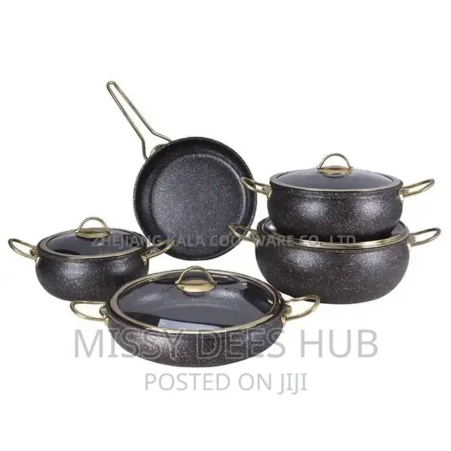 9pcs Ivory Cookware Set
