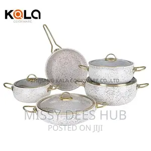 9pcs Ivory Cookware Set