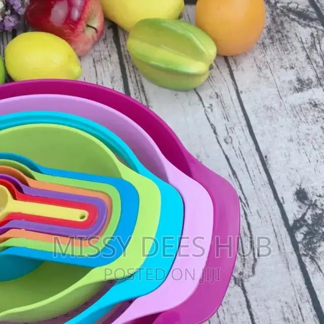 10pcs Multicolor Mixing Bowls Set