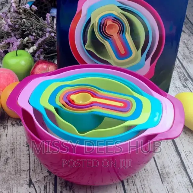 10pcs Multicolor Mixing Bowls Set