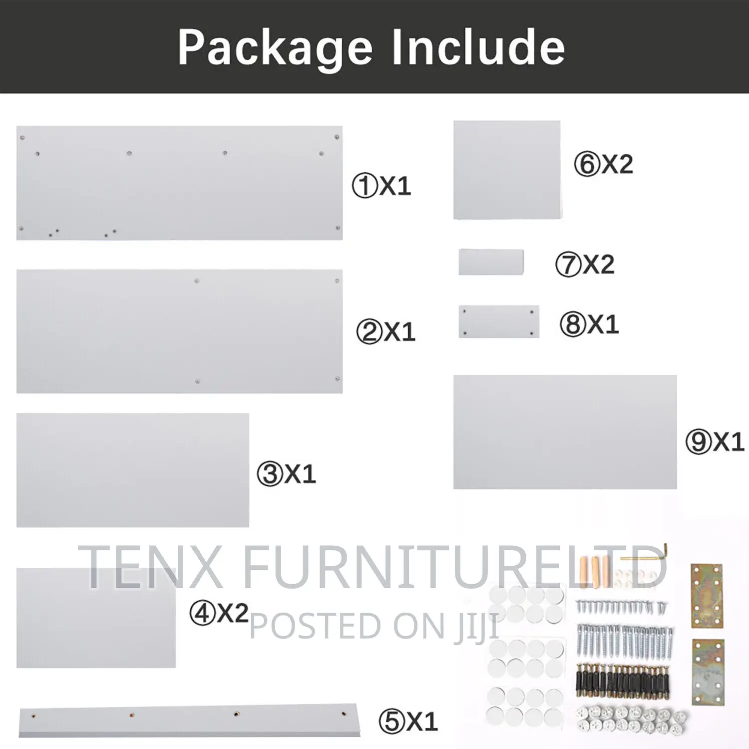 Desk Office Workstation Table L-Shaped Corner W/ Storage Sh
