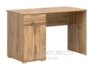 Modern Computer Home Office Desk, Study, Writing Table, Oak