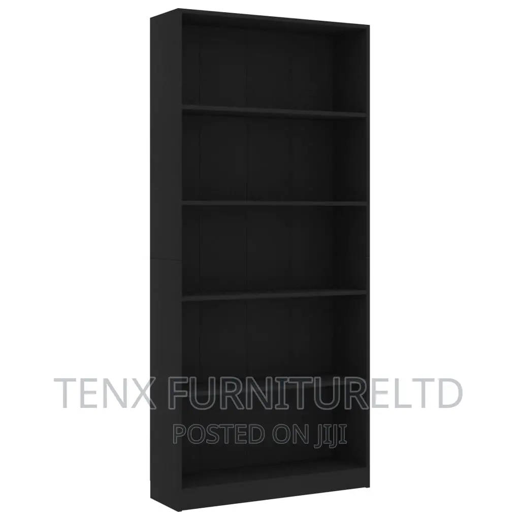 Book Cabinet Bookshelf Bookcase Black Vidaxl