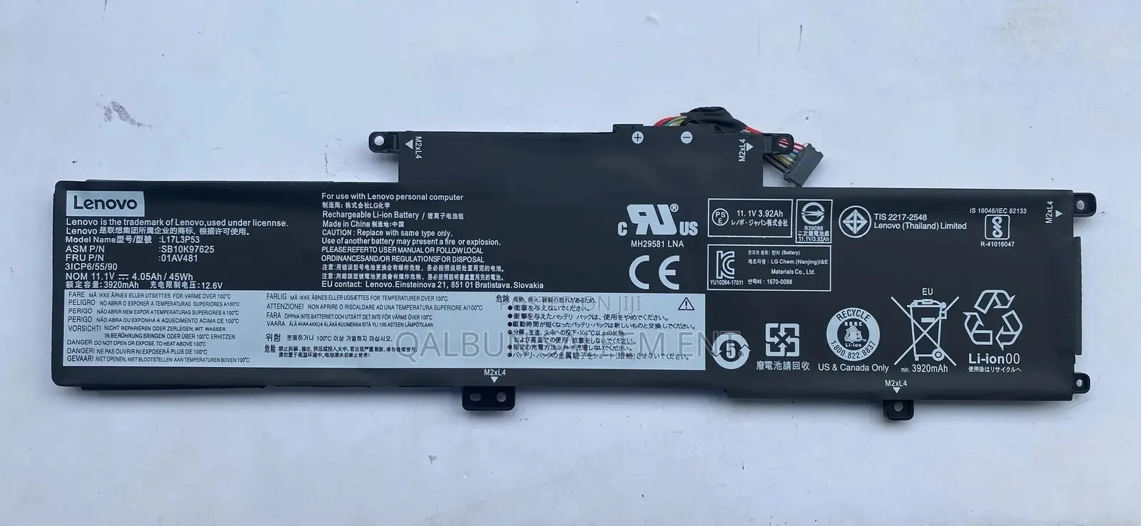 Genuine Lenovo 01AV483 Battery for Thinkpad L380 Yoga Laptop