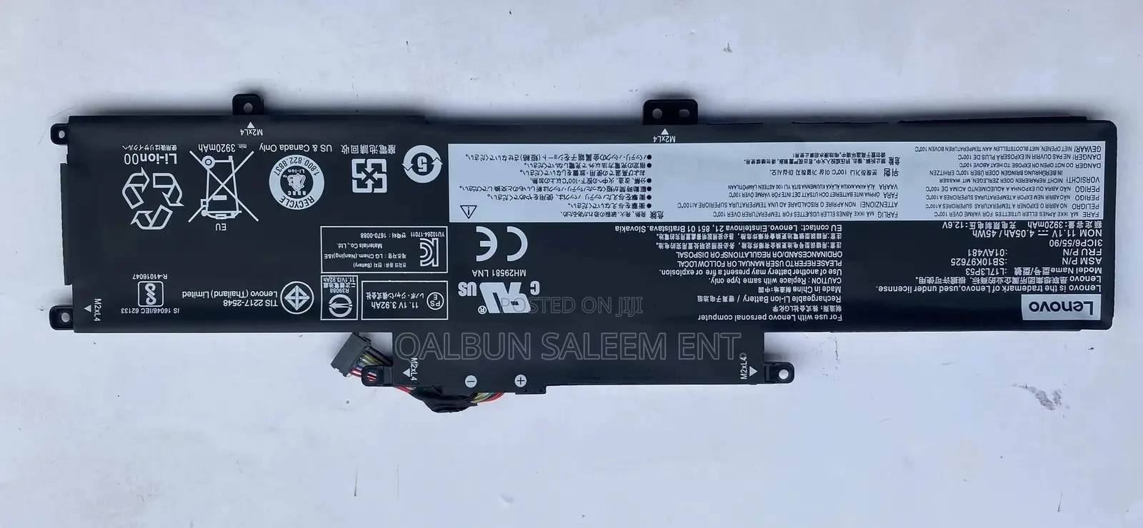 Genuine Lenovo 01AV483 Battery for Thinkpad L380 Yoga Laptop