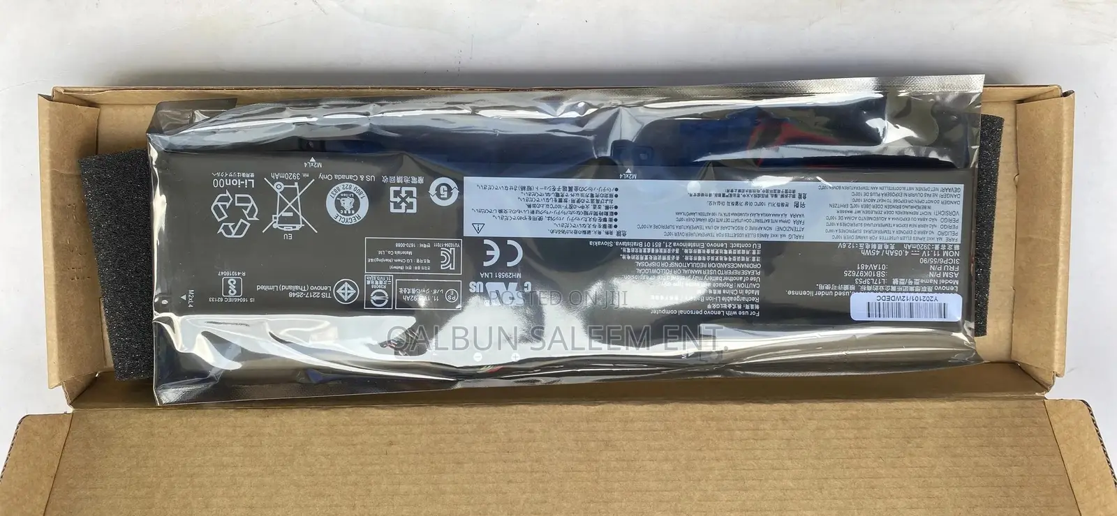 Genuine Lenovo 01AV483 Battery for Thinkpad L380 Yoga Laptop