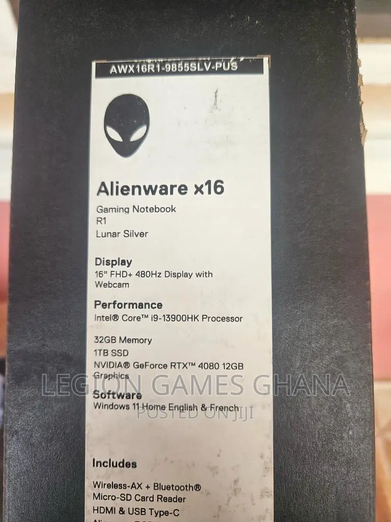 New Laptop Alienware M17x R2 32GB Intel Core i9 SSD 1T