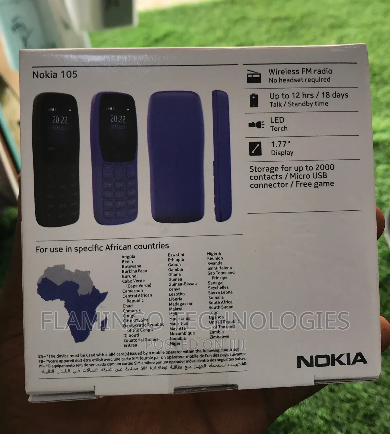 New Nokia 105 Black