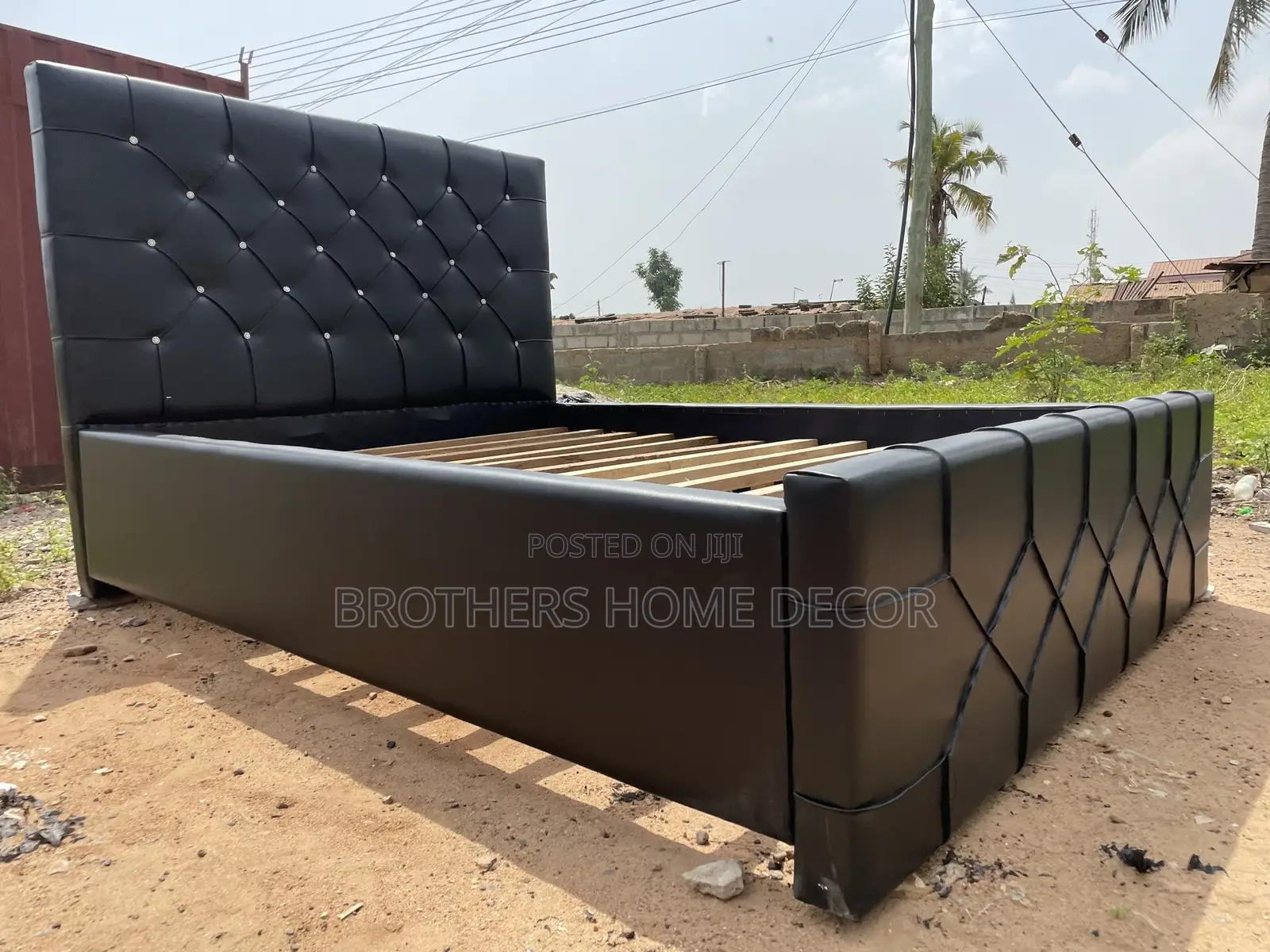Klassic Black Double Bedframe 54x75 // Very Strong 💪