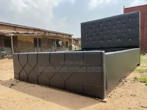 Black Double Bedframe 54x75 // Very Strong And Durable