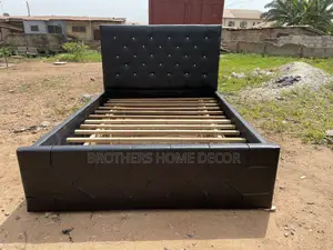 Black Double Bedframe 54x75 // Very Strong And Durable