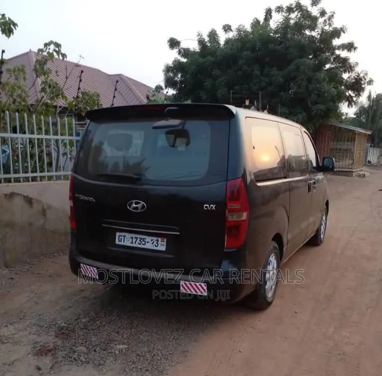Car Rental in Ghana- Mini Black Vans for Rent-